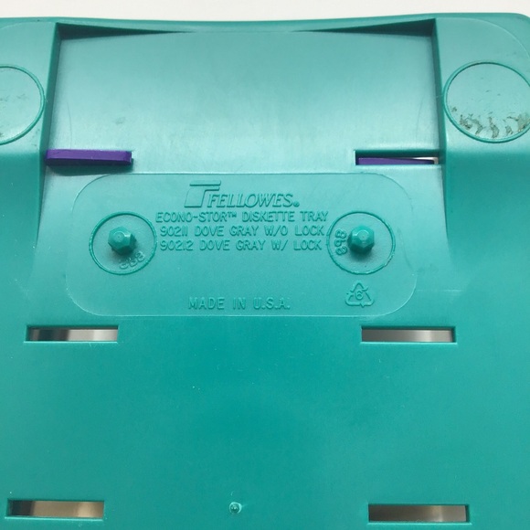 Fellowes 3.5” Floppy Disk Storage Case Plastic Lid Holder Box Filing Tray Office - Picture 9 of 11